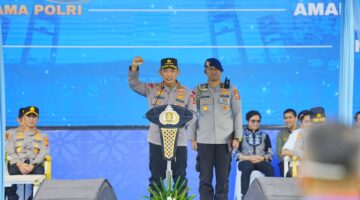 Pimpin Apel Ojol-Buruh di Sumsel, Kapolri Tekankan Jaga Persatuan hingga Stabilitas Nasional