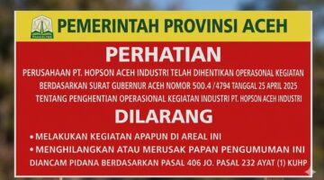 Aktivitas Industri Diduga Tetap Berjalan di Tengah Sanksi Administratif, PT Hopson Kembali Jadi Sorotan Publik